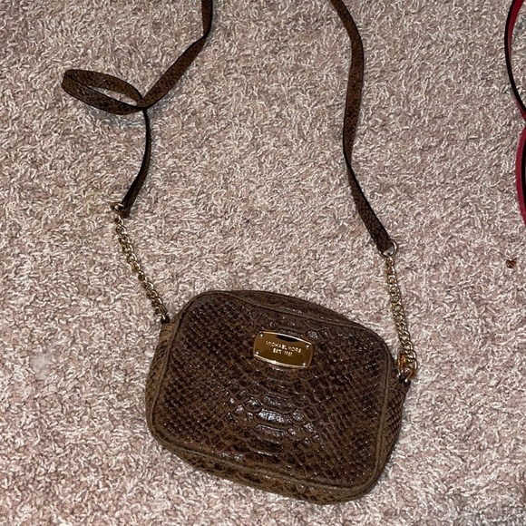 Mini snakeskin Michael Kors crossbody - Picture 1 of 1